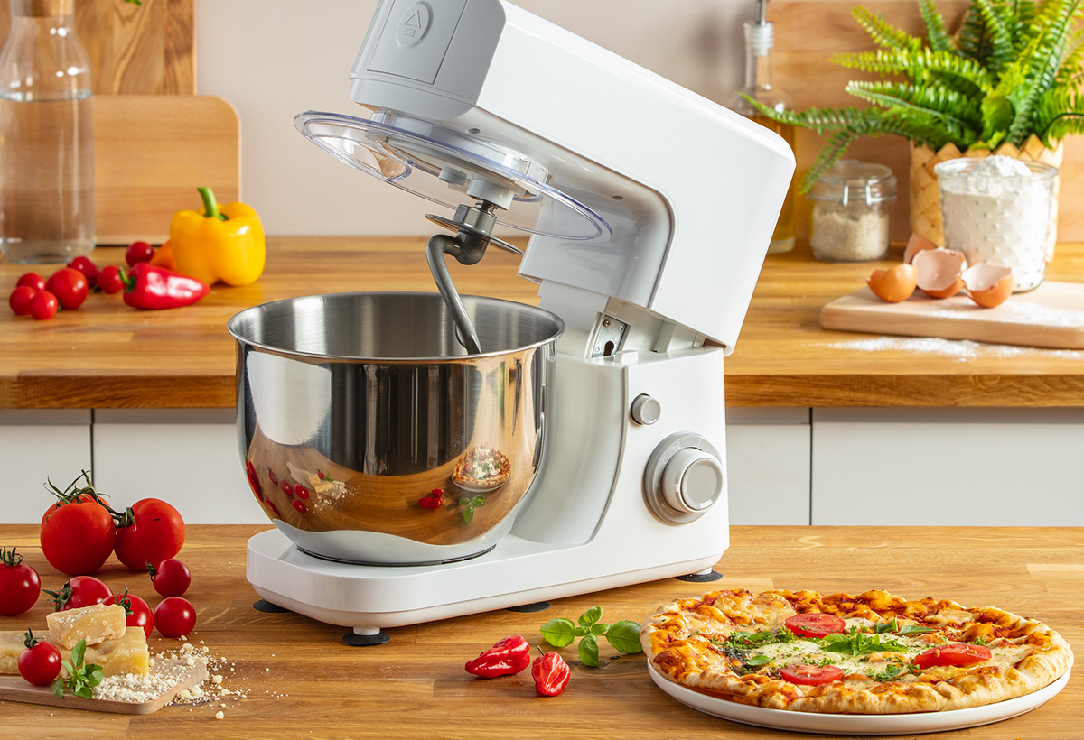 Keukenmixer met RVS Kom