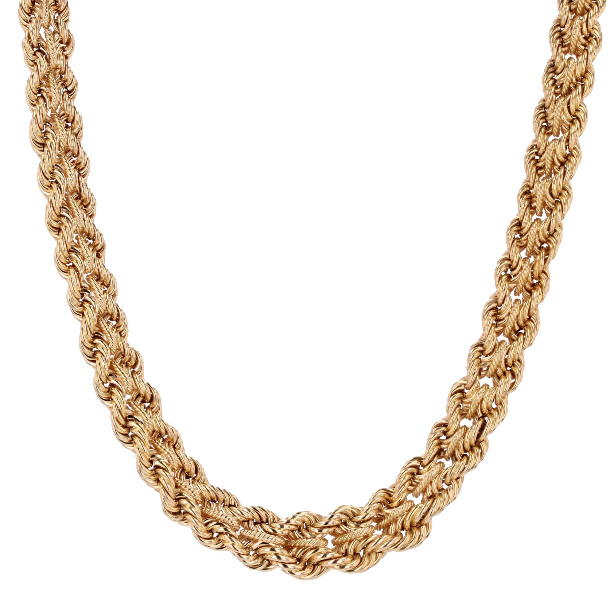 Gouden koordketting - ID: DE-GK01