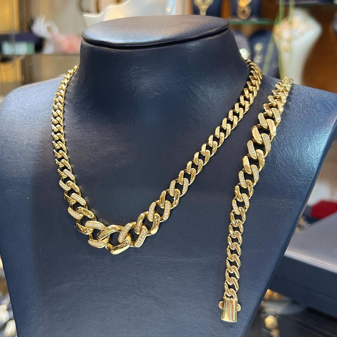 Gouden Schakelketting  - ID: DE-GS01