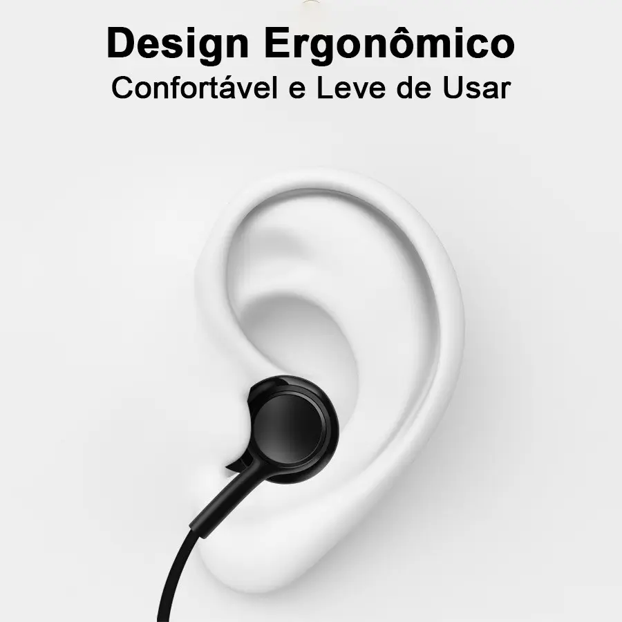 Fone de Ouvido Intra-Auricular com Fio