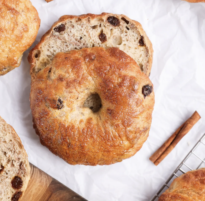 Cinnamon Raisin Bagels