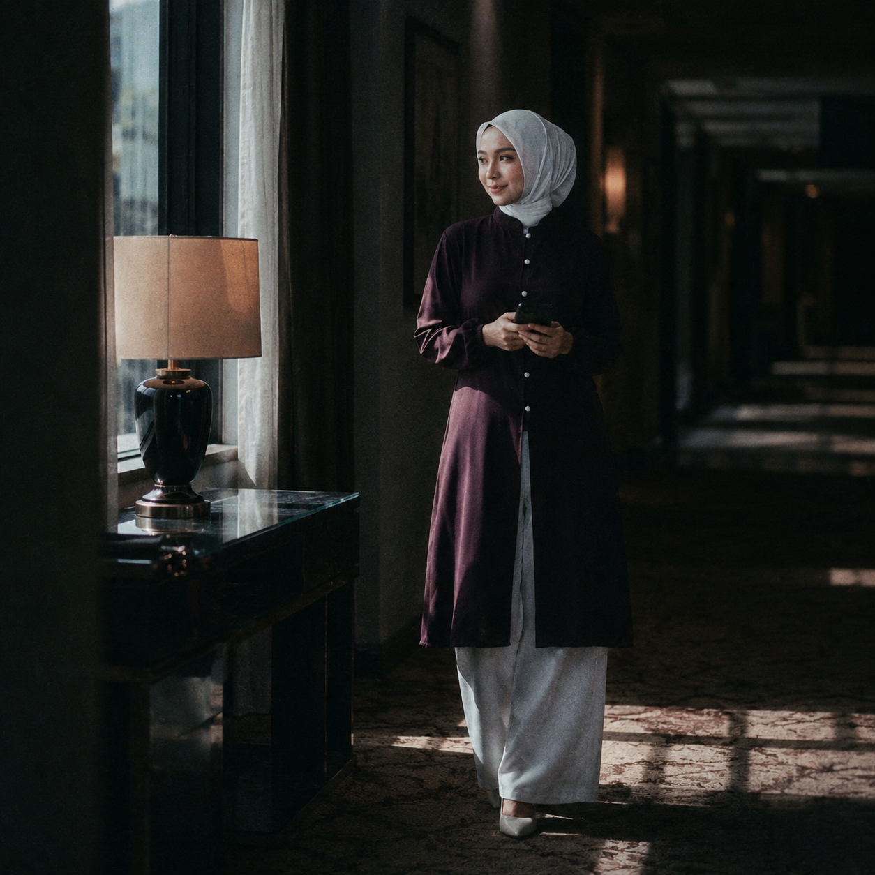 Tunik Panjang Muslimah Brugendy