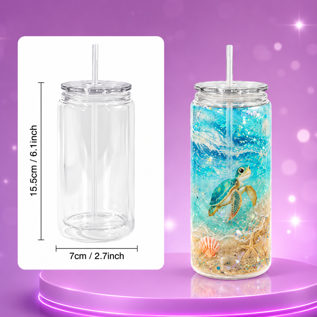 Vaso plastico de 16 onzas