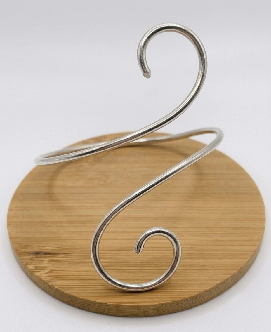  “spiral” צמיד יד כסוף