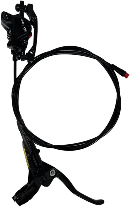 Installing a Logan fatbike hydraulic brake on the right rear wheel