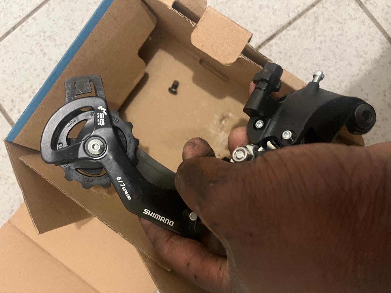 Fatbike picked up. Rear derailleur repair