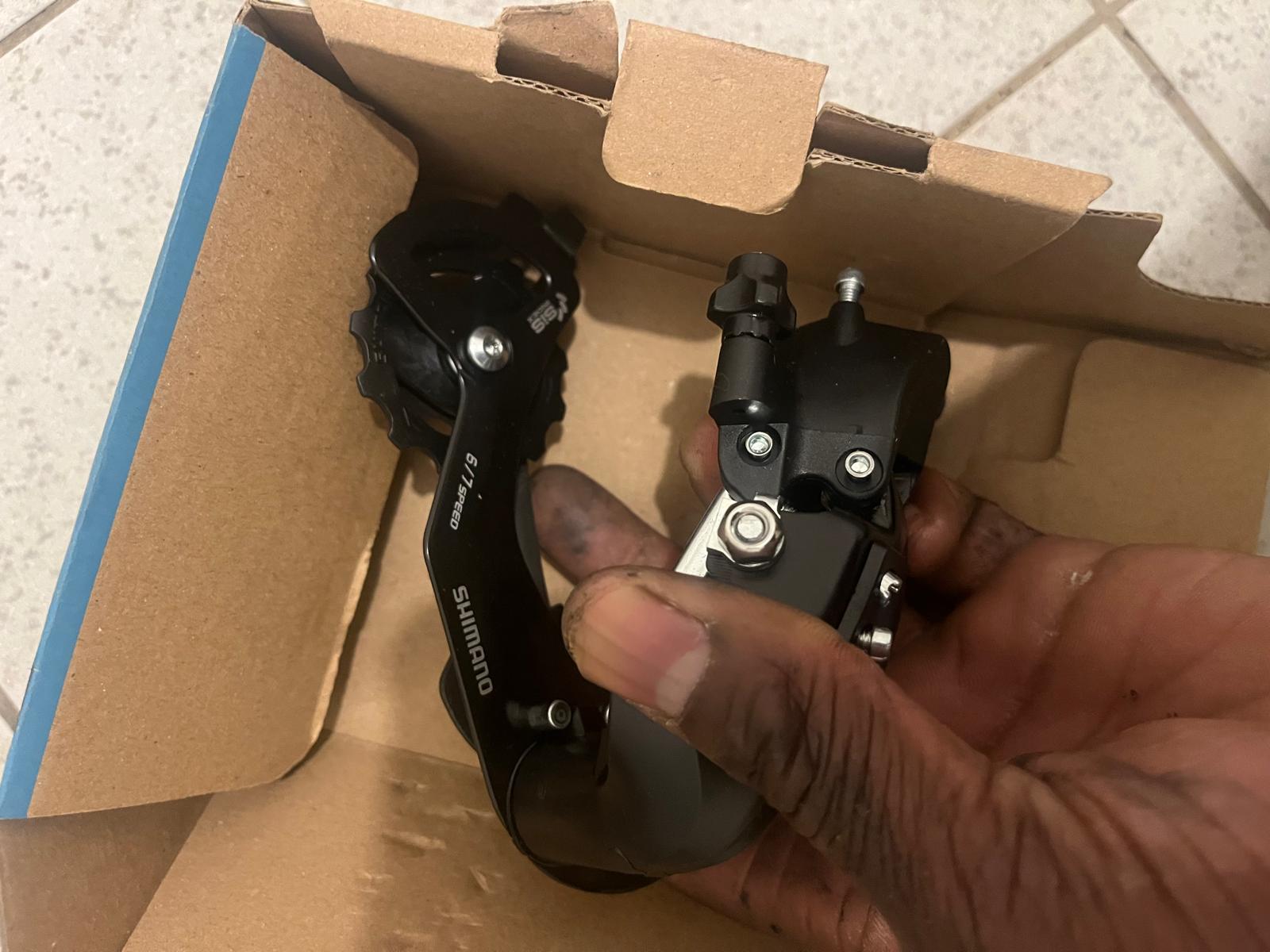 Fatbike picked up. Rear derailleur repair