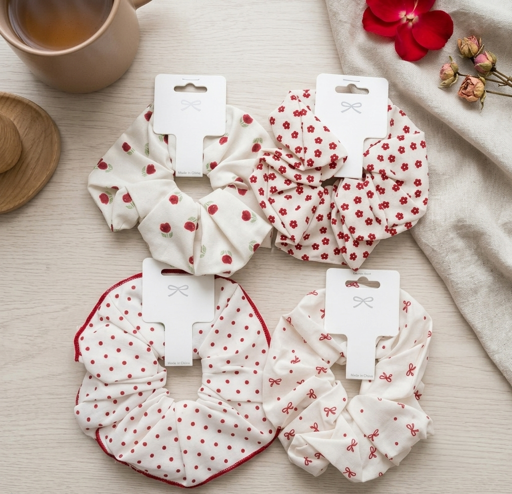 Floral Print Scrunchie 1 Piece