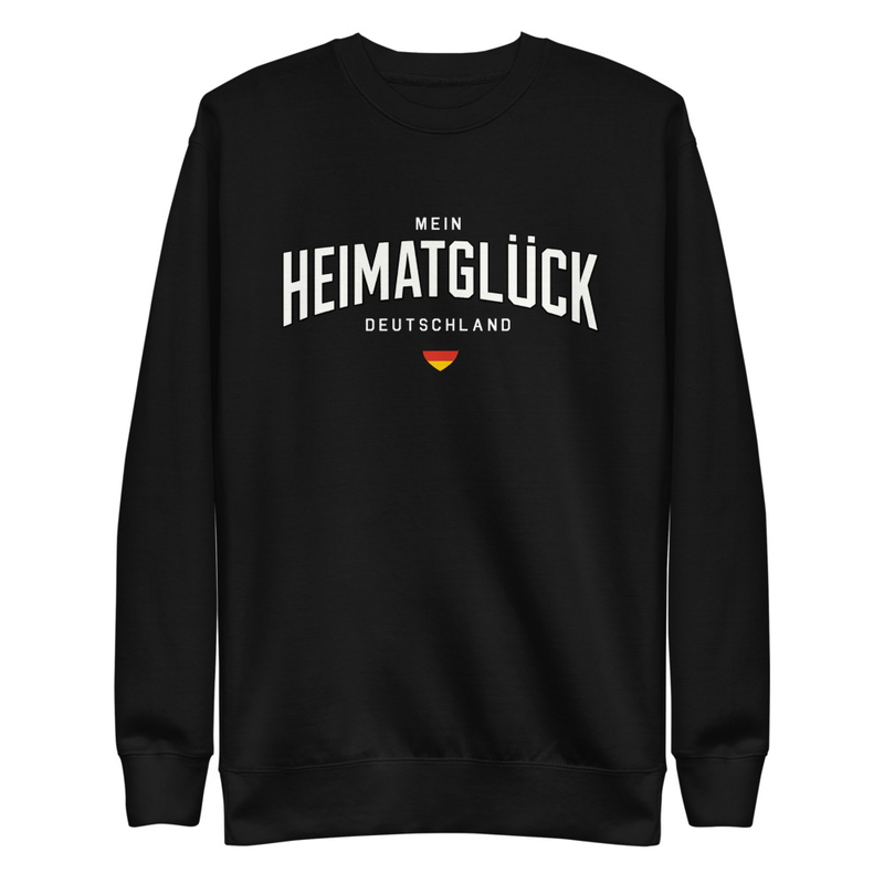 HEIMATGLÜCK PREMIUM PULLOVER BLACK