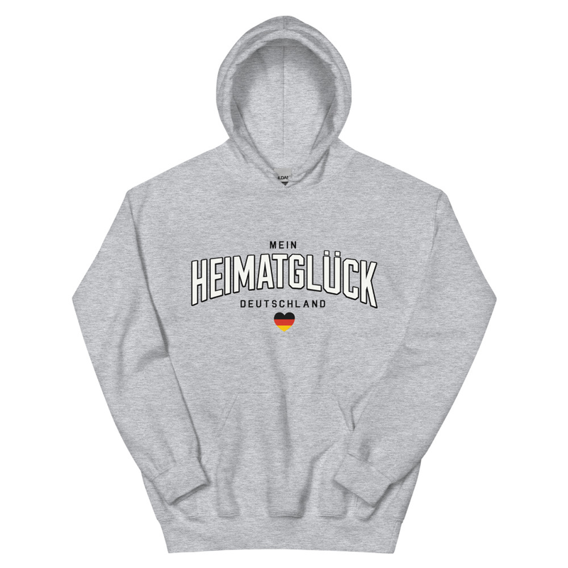 HEIMATGLÜCK PREMIUM HOODIE GRAU
