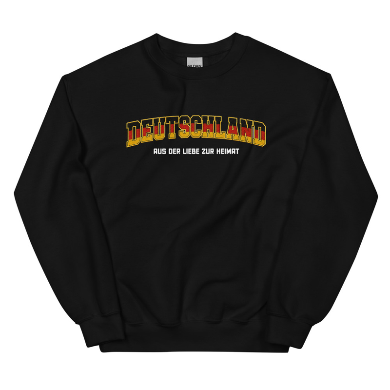 DEUTSCHLAND PREMIUM PULLOVER BLACK