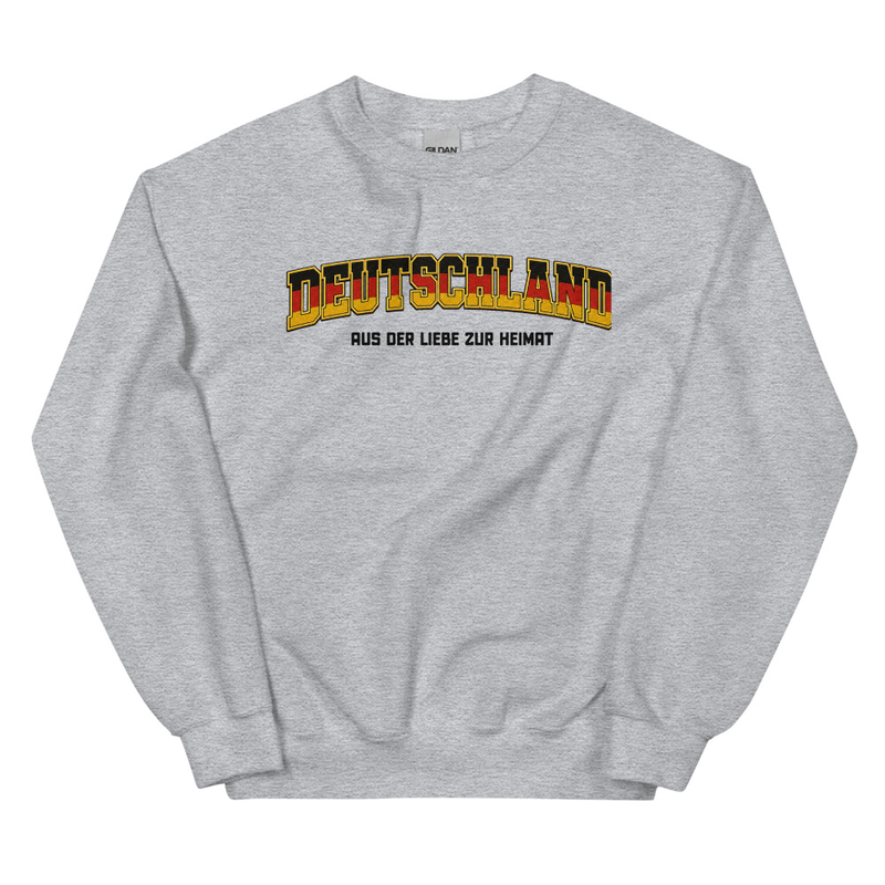 DEUTSCHLAND PREMIUM PULLOVER GREY