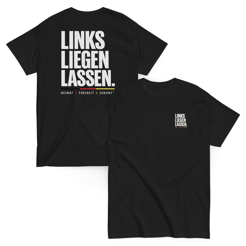LINKS LIEGEN LASSEN PREMIUM SHIRT BLACK