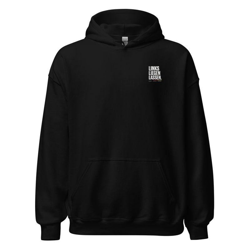 LINKS LIEGEN LASSEN PREMIUM HOODIE BLACK