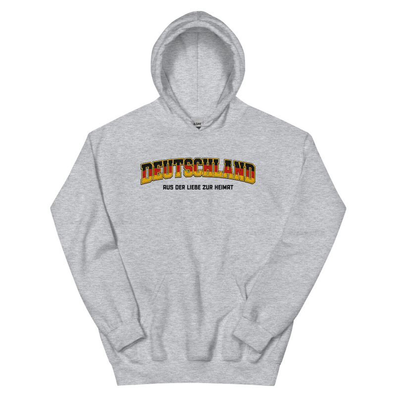 DEUTSCHLAND PREMIUM HOODIE GREY