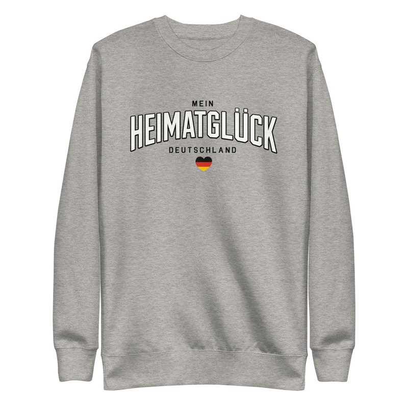 HEIMATGLÜCK PREMIUM PULLOVER GRAU