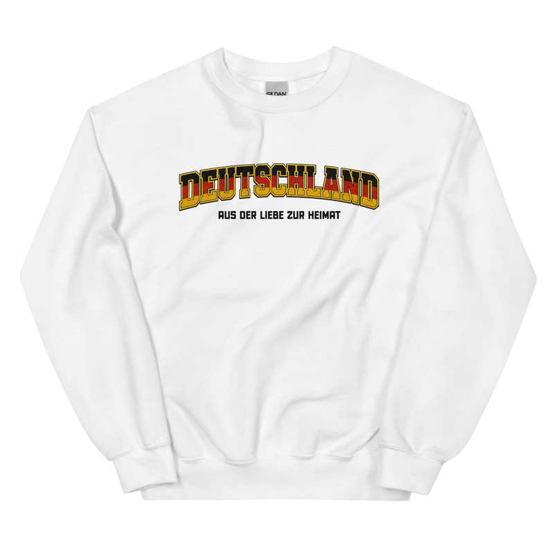 DEUTSCHLAND PREMIUM PULLOVER WHITE