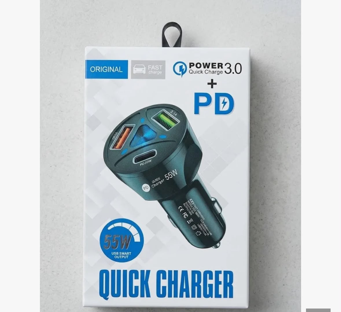 55W Car Charger Adapter