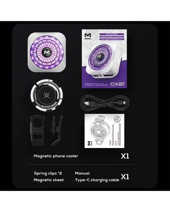 CX21 Magnetic Phone Cooler