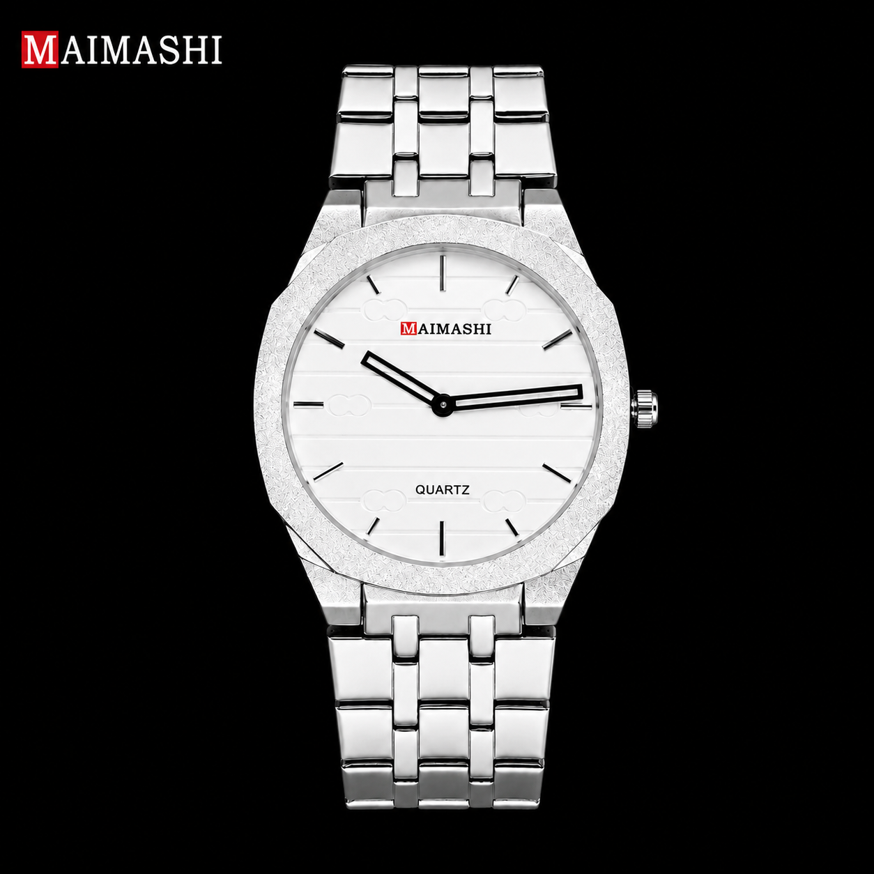MAIMASHI Premium White Dial Wrist Watch