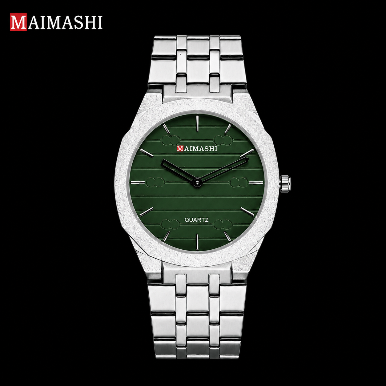 MAIMASHI Classic Green Dial Quartz Watch