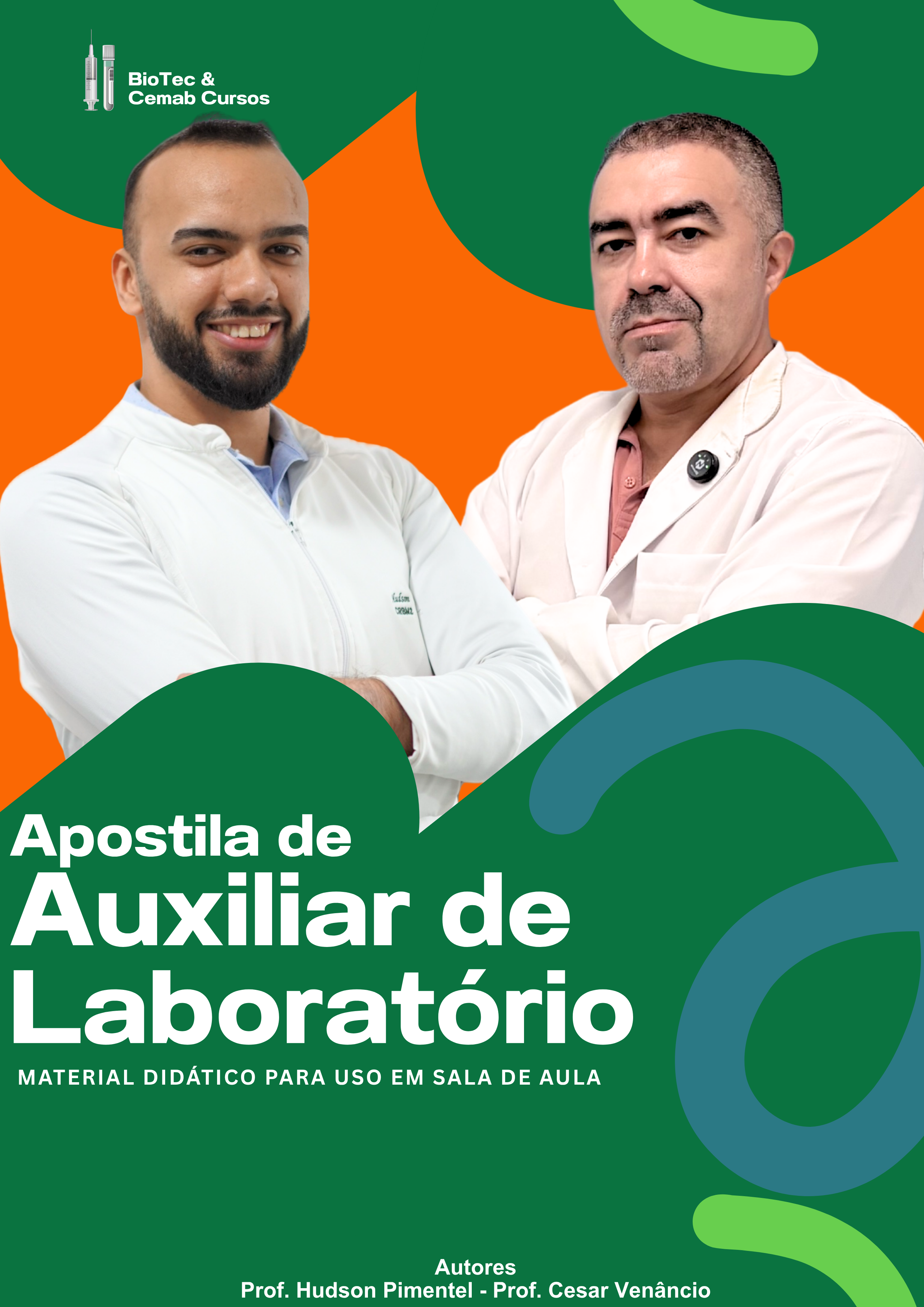 Apostila de Auxiliar de Laboratório de Análises Clínicas - Impressa e encadernado