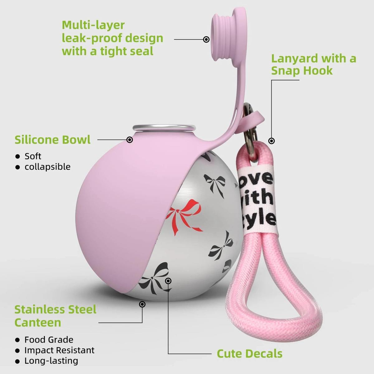 Water Bottle for Dogs and Cats