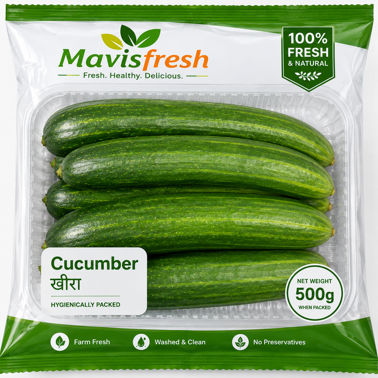 Mavisfresh Cucumber (500g)