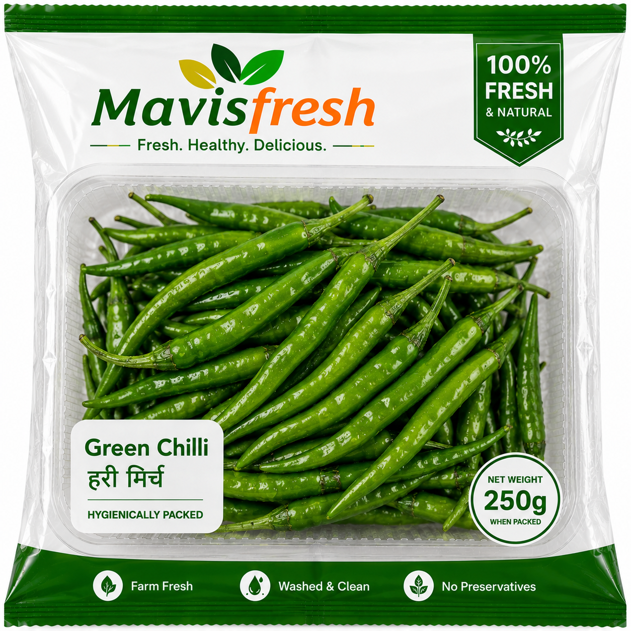 Mavisfresh Green Chilli