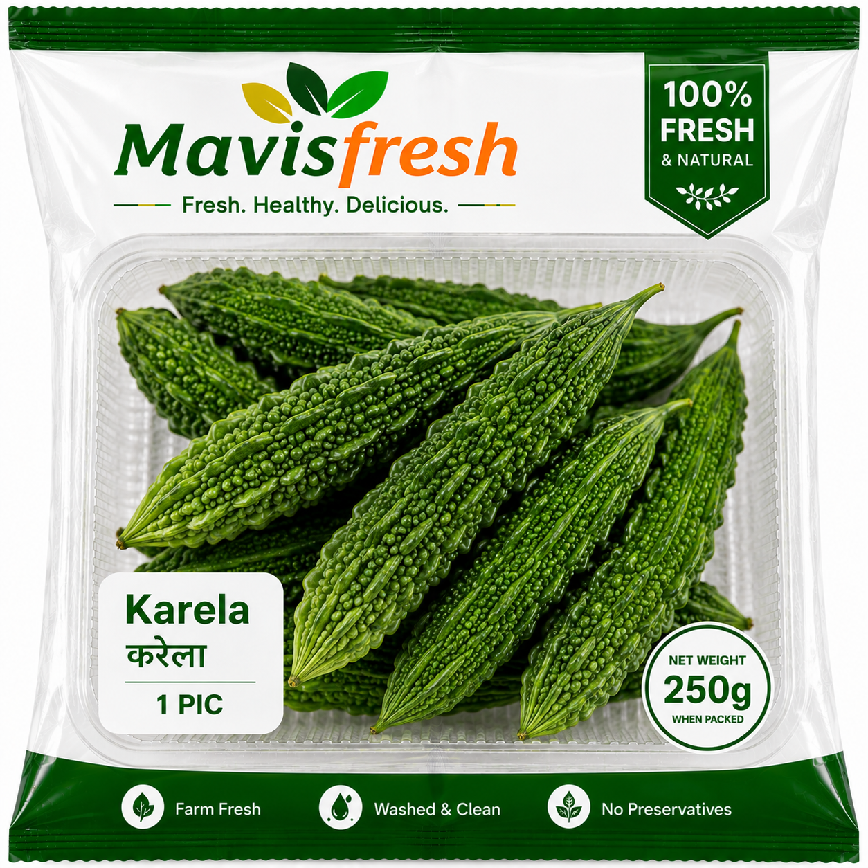 Fresh Karela (Bitter Gourd)