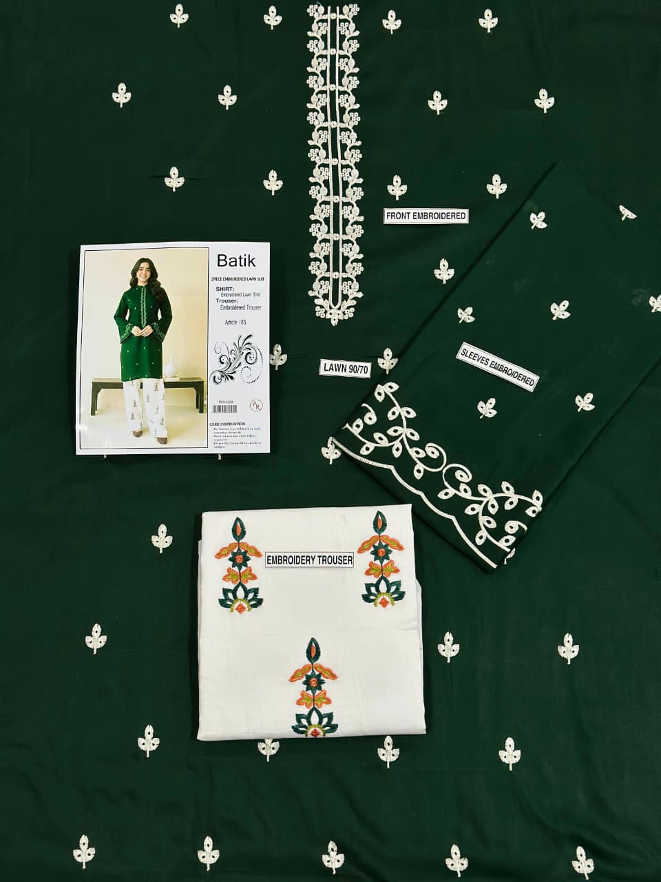 Lawn 2 Piece (Embroidered Summer Collection)