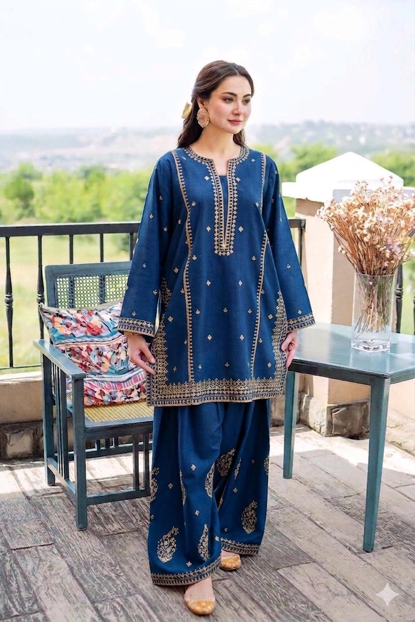 Lawn 2 Piece (Embroidered Summer Collection)