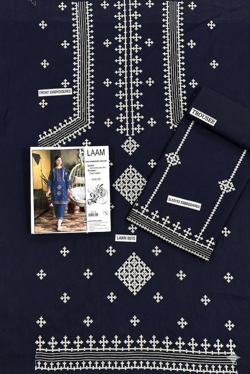 Lawn 2 Piece (Embroidered Summer Collection)