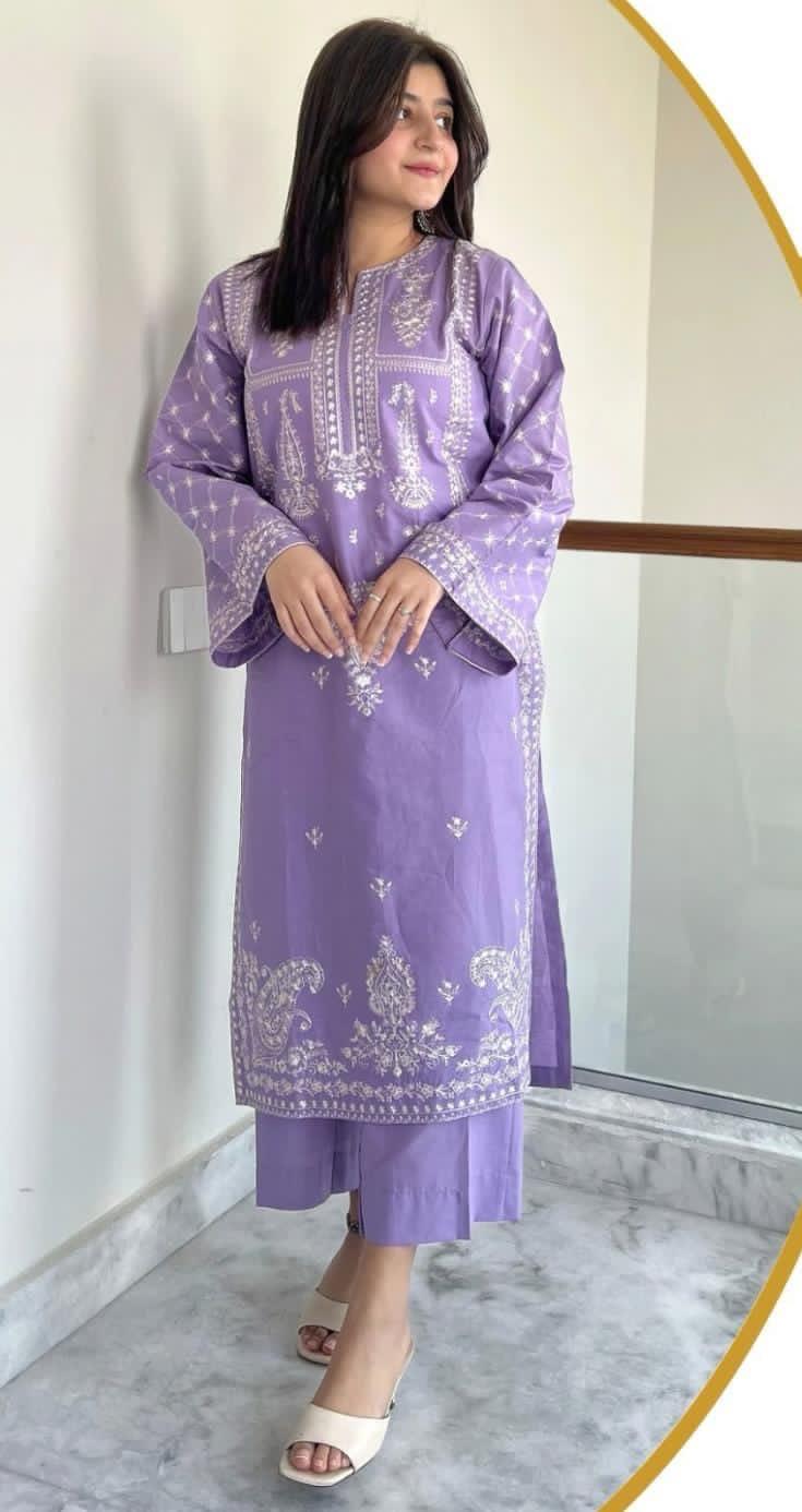 Lawn 2 Piece (Embroidered Summer Collection)