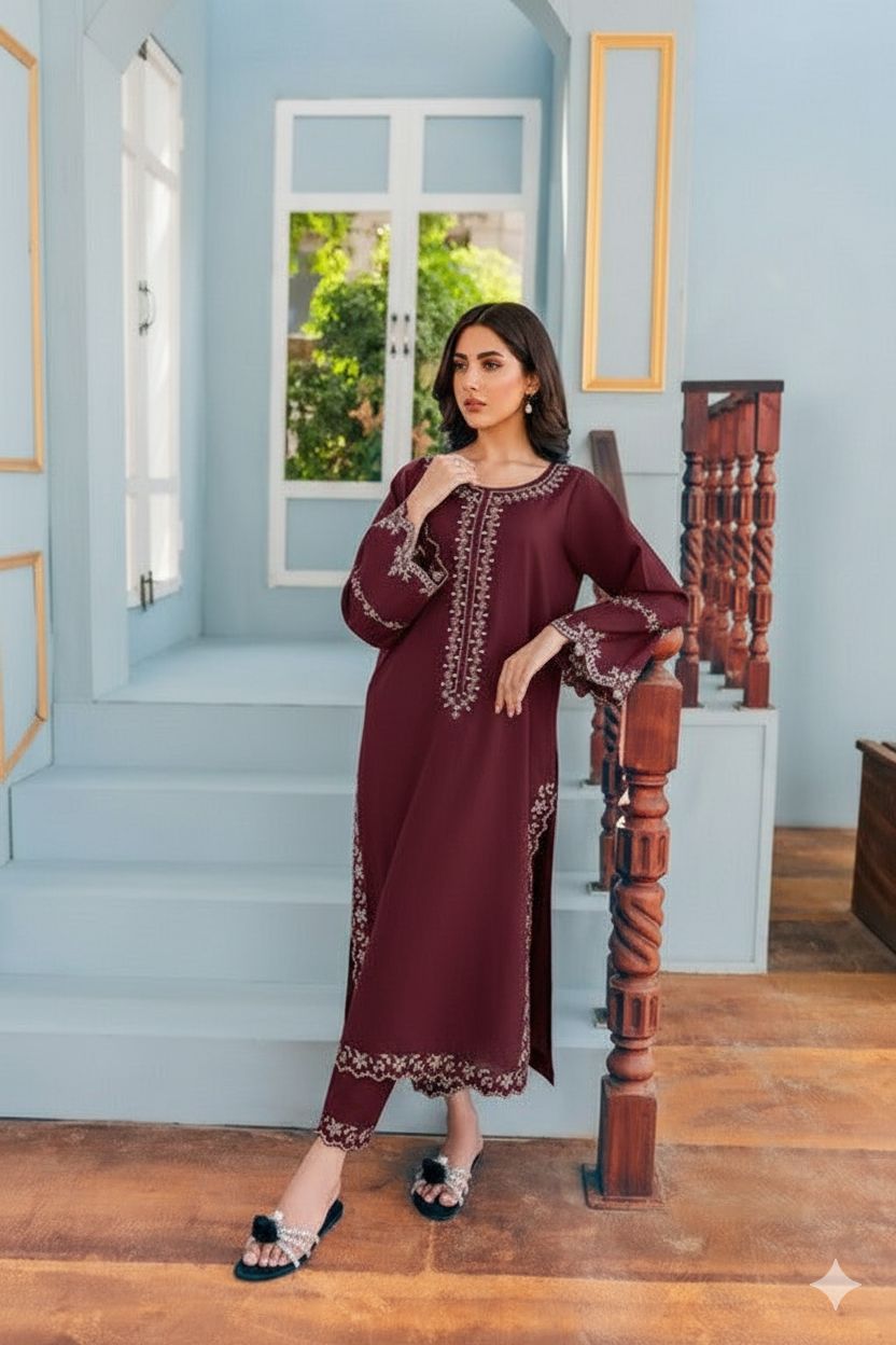 Lawn 2 Piece (Embroidered Summer Collection)