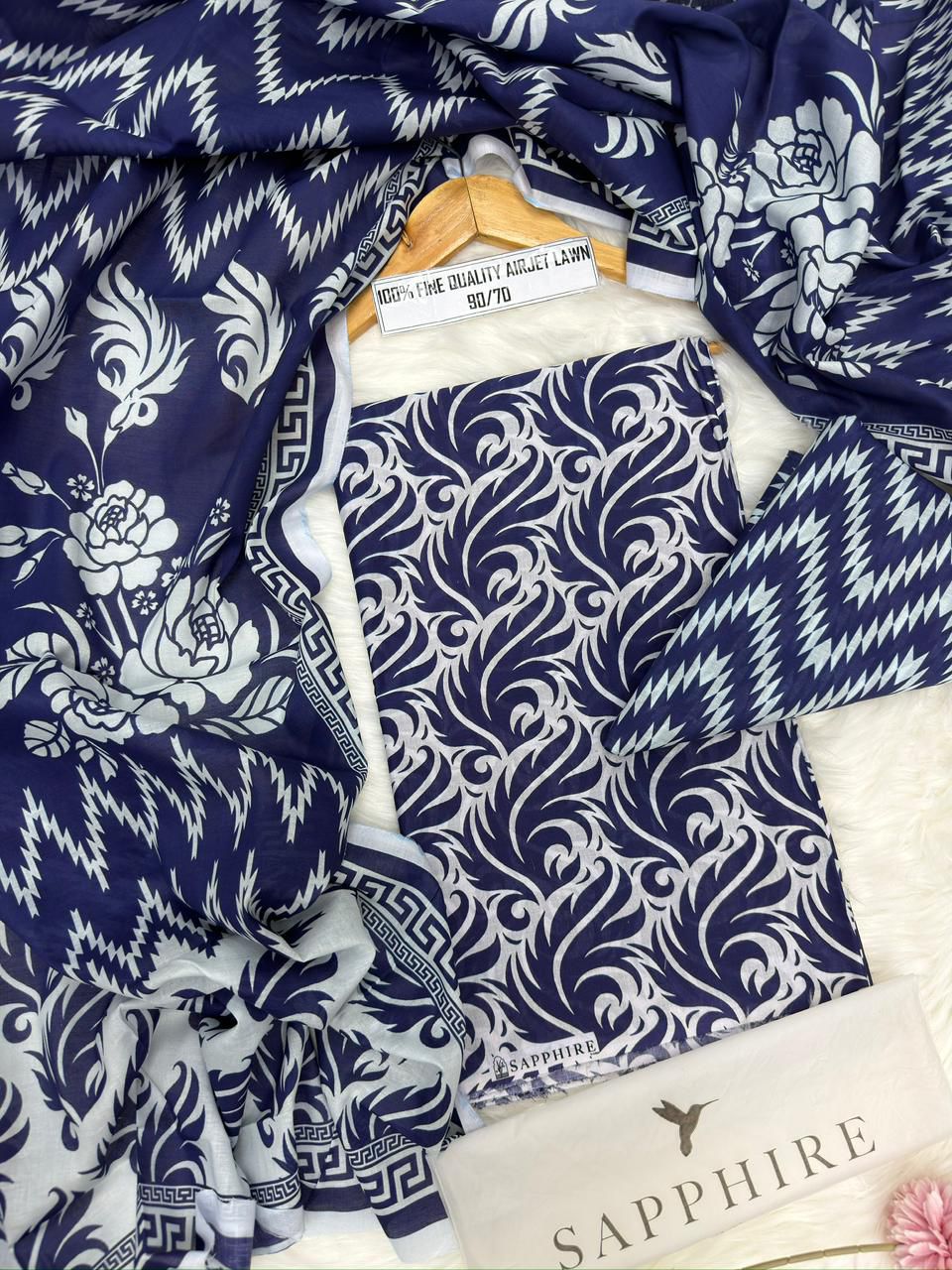 Sapphire 3 Piece Printed