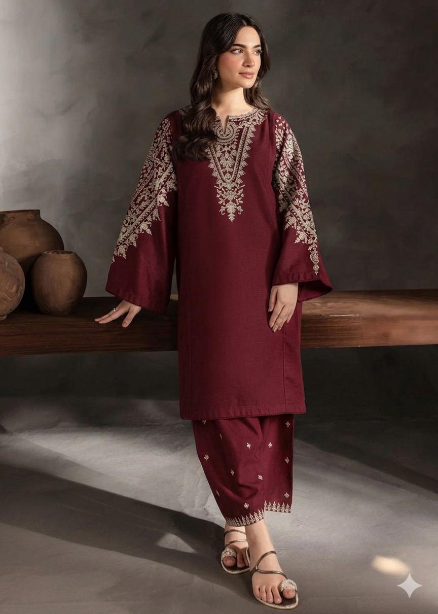 Lawn 2 Piece (Embroidered Summer Collection)