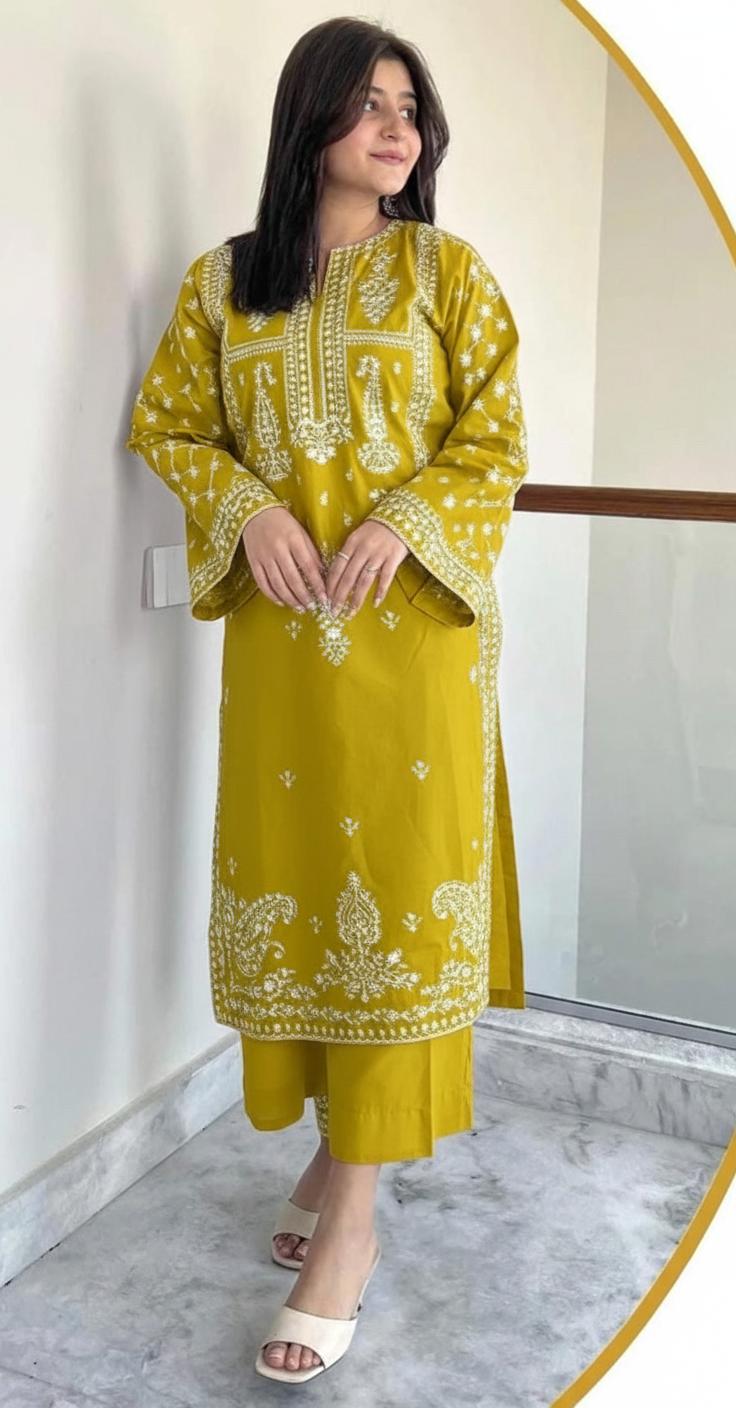 Lawn 2 Piece (Embroidered Summer Collection)