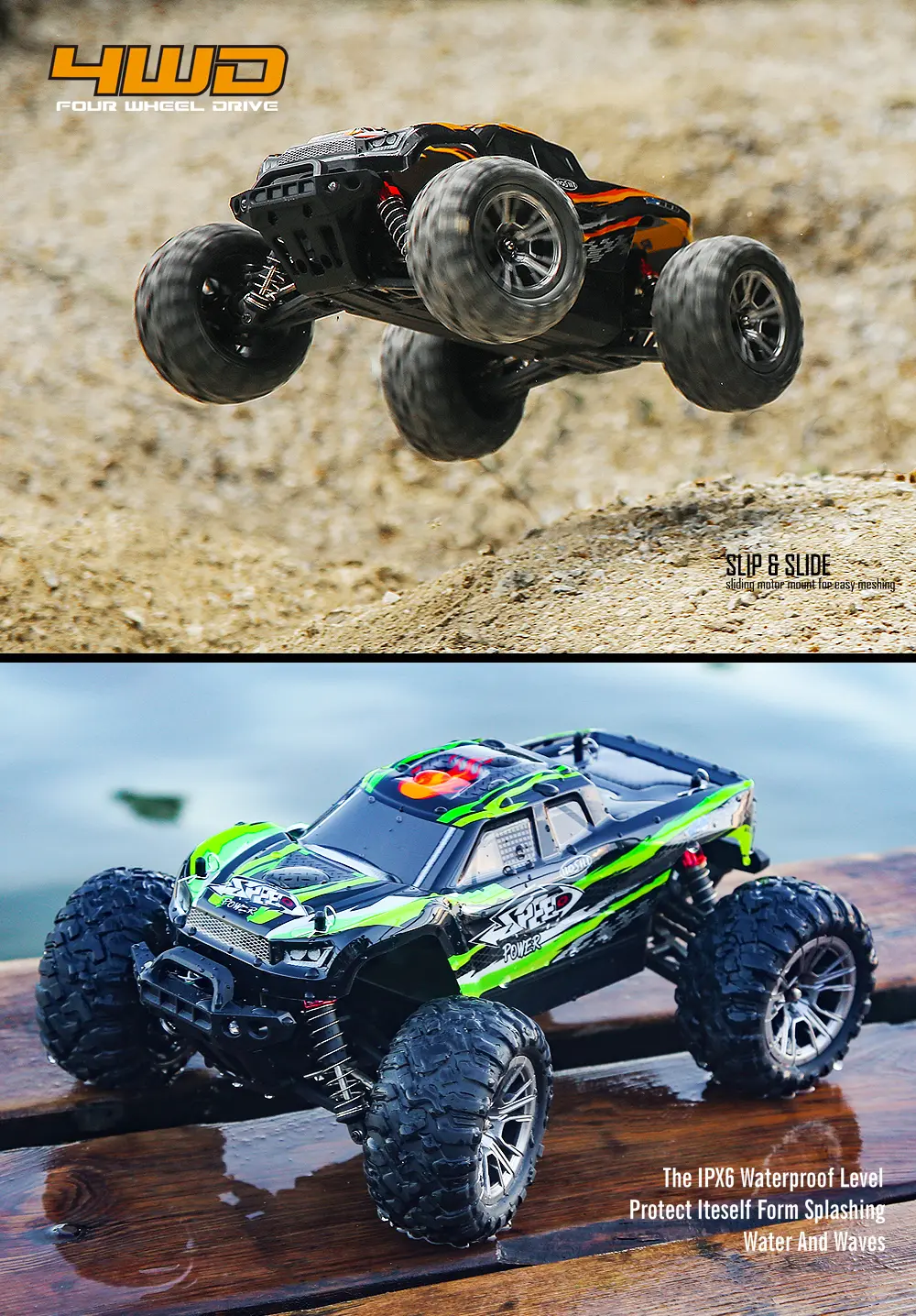 HOSHI N416 1/16 HIGH SPEED RC CAR
