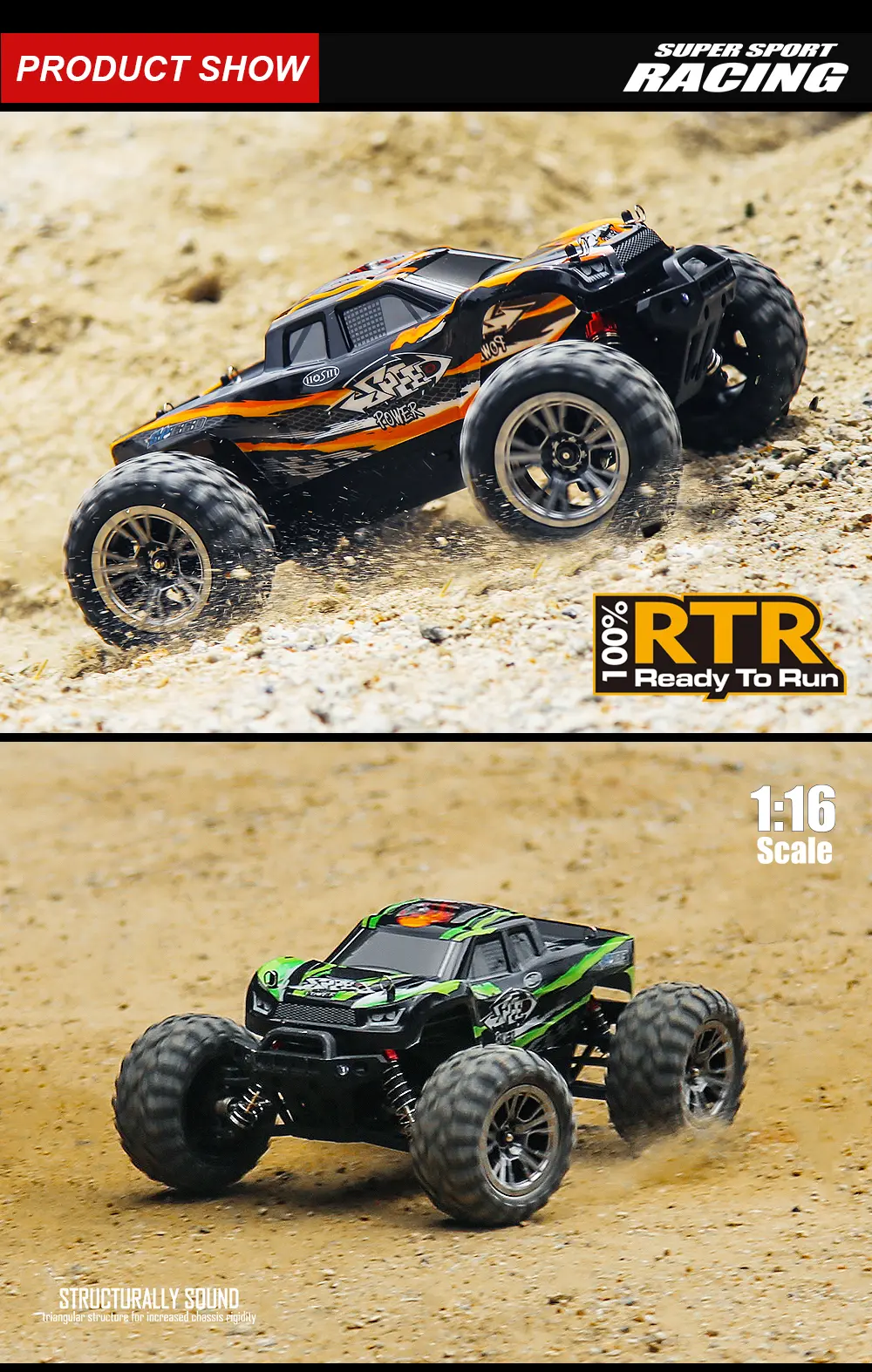 HOSHI N416 1/16 HIGH SPEED RC CAR