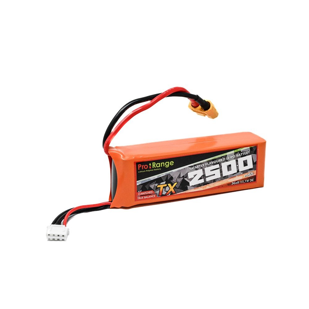2500mAh TX LiPo Battery 3S