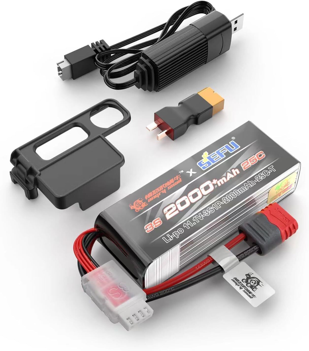3S 2000mAh 25C LiPo Battery Pack