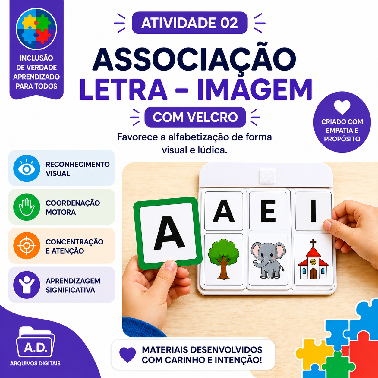 Associação letra imagem