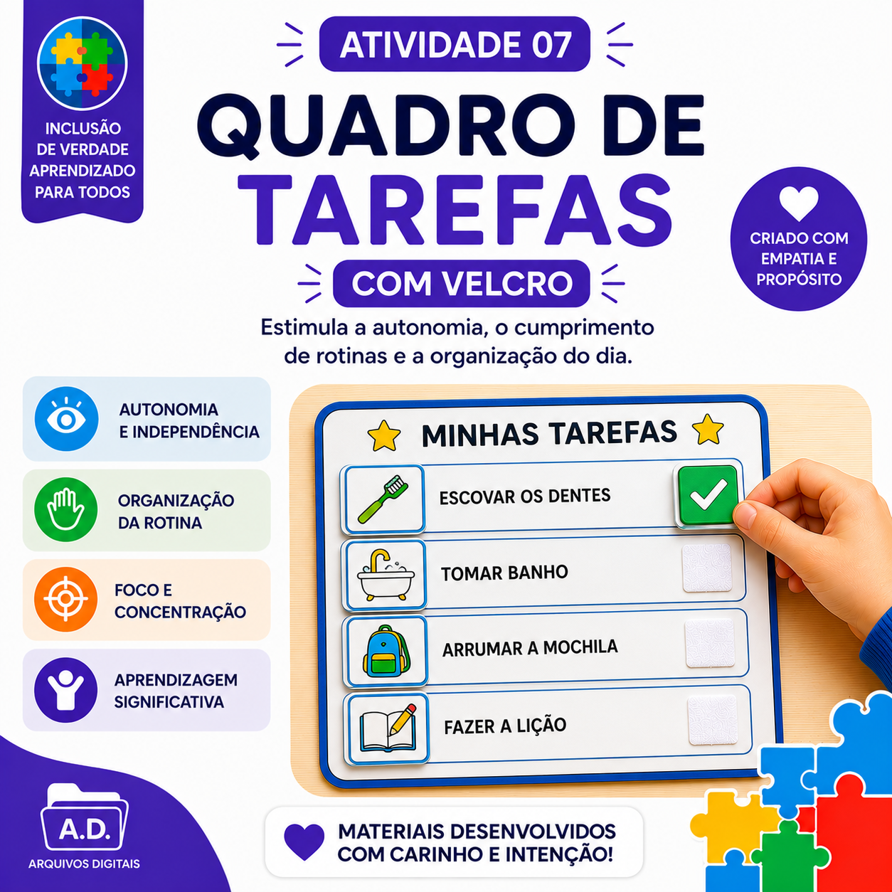 Quadro de tarefas