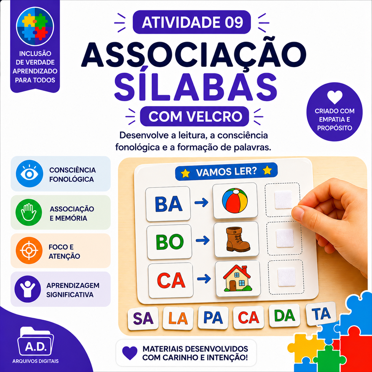 Associação silabas 