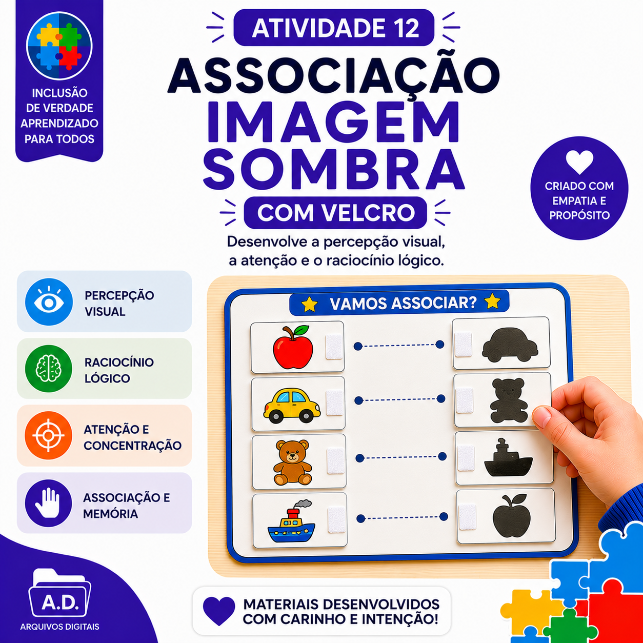 Associação imagem sombra