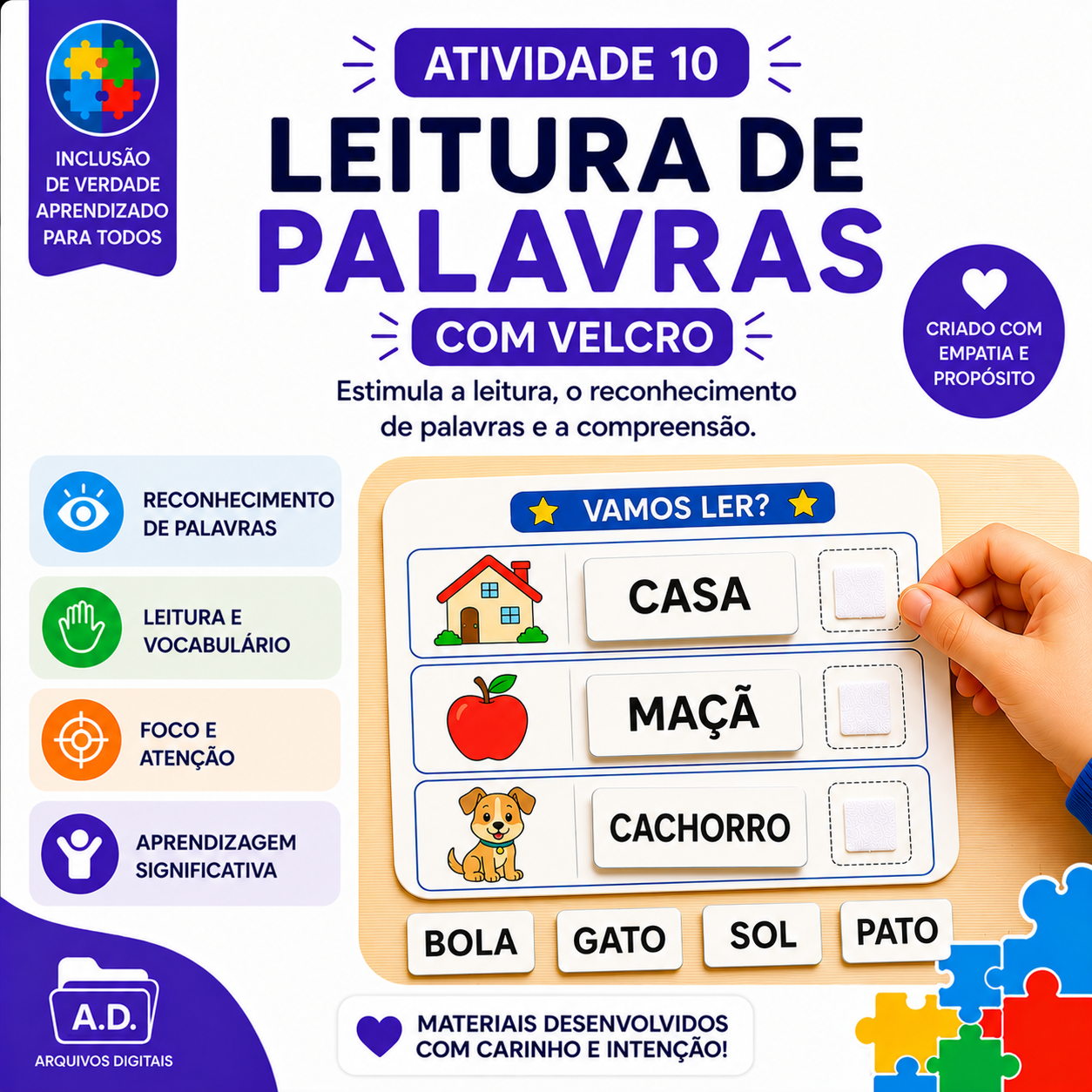 Leitura de palavras