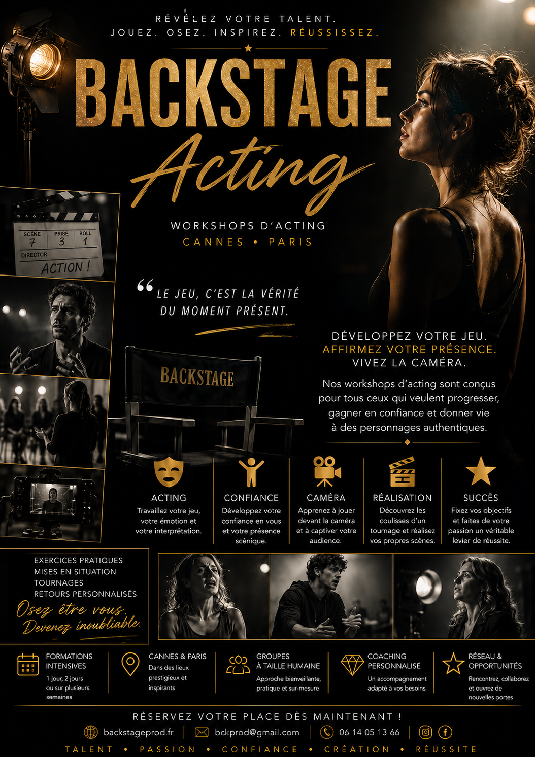 Backstage Acting Camera 