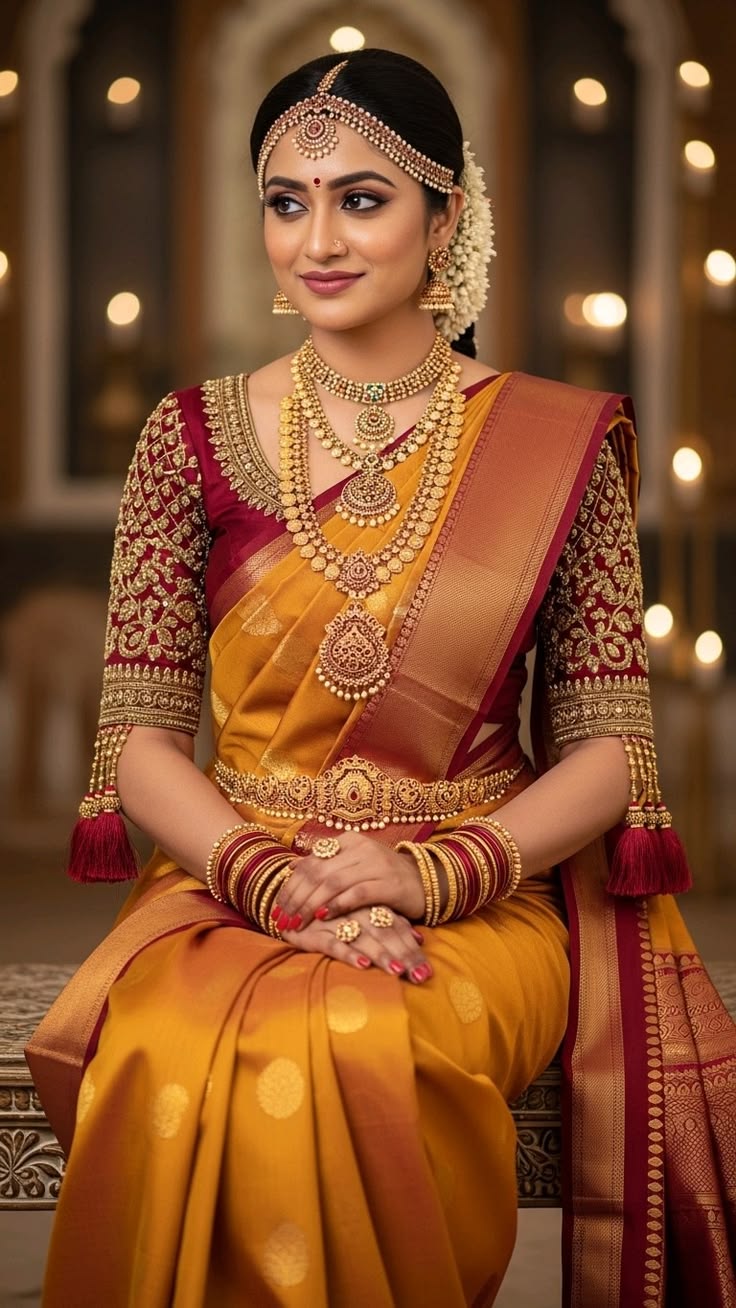 Traditional Bridal Silk Saree