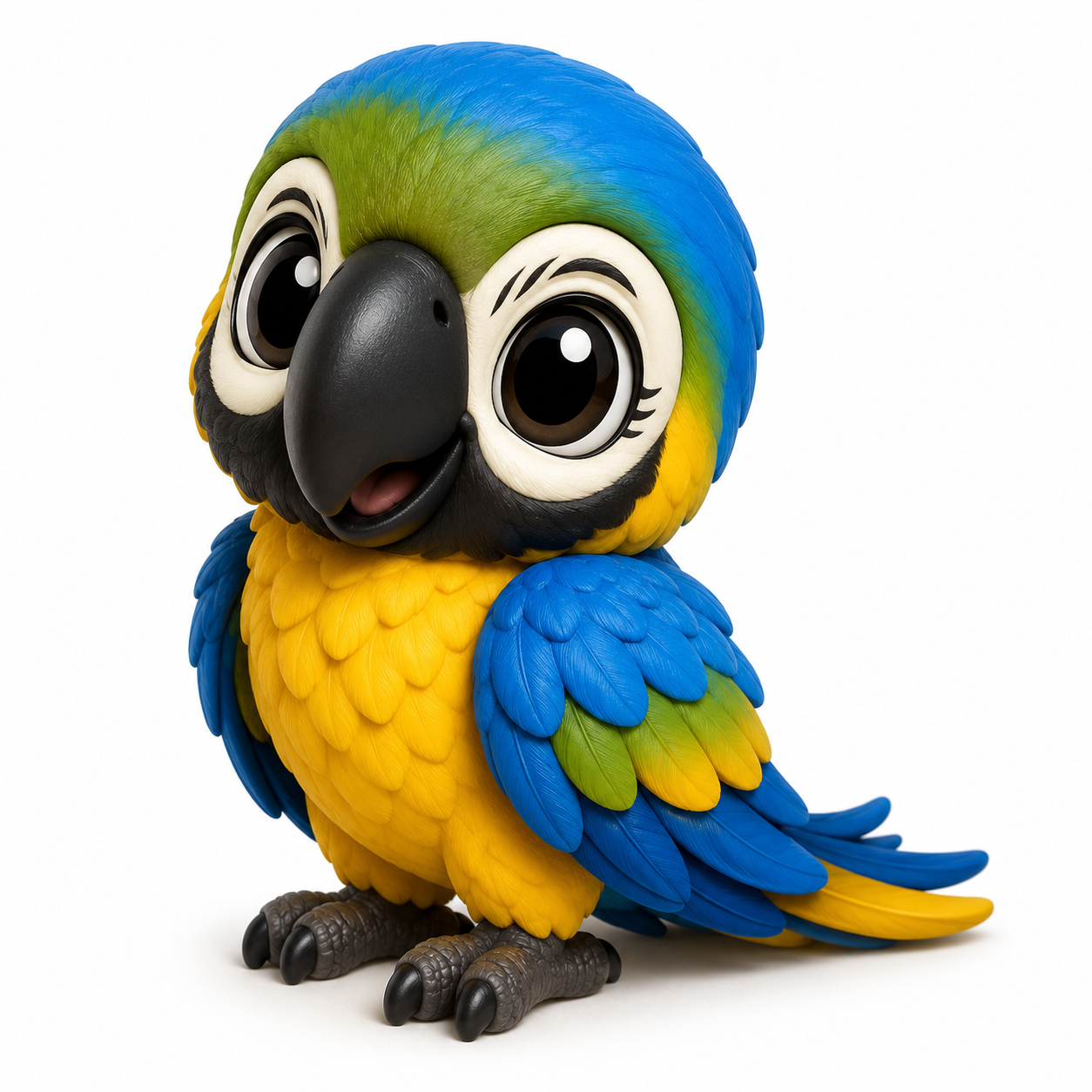 Arara Azul Escultural